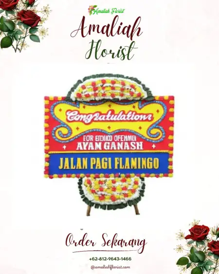 Sewa Papan Bunga Pedawang
